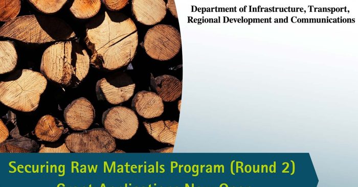 securing raw materials program round 2